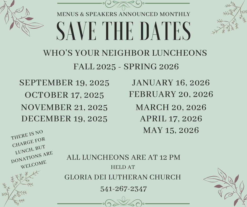 Who's your Neighbor Luncheon