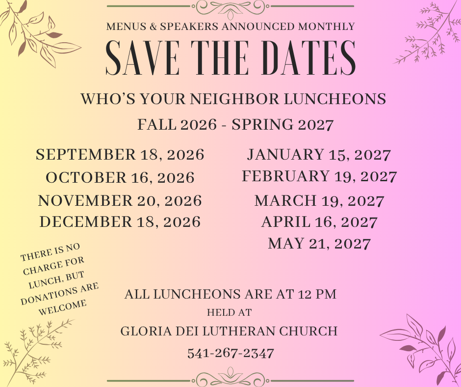 Who's your Neighbor Luncheon